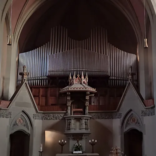 Orgel der Diakoniekirche Luther in Mannheim-Neckarstadt